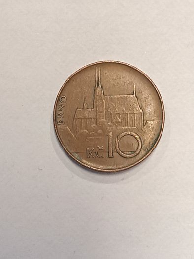 Czech republic 10 korun coin