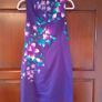Purple floral Oasis dress Image 2