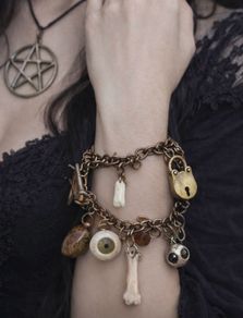 1 Goblins Trash Treasure Charm Bracelet for the Strange and Unusual