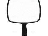 Professional Salon Barbers Hairdressers Handheld Paddle Mirror with Handle