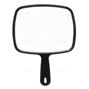 Professional Salon Barbers Hairdressers Handheld Paddle Mirror with Handle