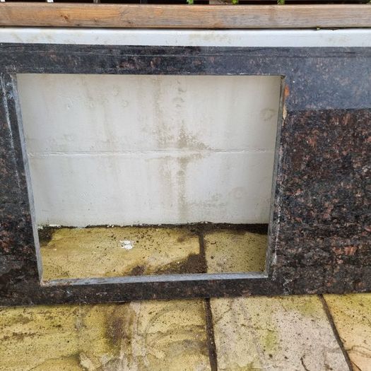 granite kitchen counter