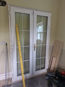 Double patio doors