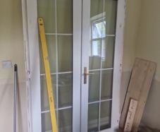 Double patio doors