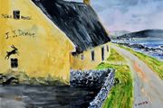 inisherin pub watercolour
