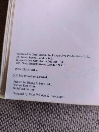 The Best of Private Eye 1980 hardback The Diary of an Edwardian Gnome Ian Hislop FREE STANDARD POSTAGE INCLUDED