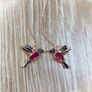 Charming Earrings with a Tiny Bird - excellent gift idea Image 3