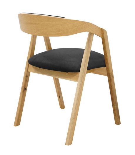 Oak Dining Armchair Plush Upholstered. Any Colouir or material