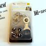 BMW ( Gift ) Metal Silver Valve Wheel Cap M power sport 4 pieces Caps + Spanner Image 5