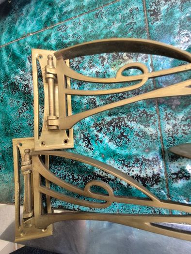 Vintage Pair of piano or wall sconces