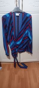 ladies wrap blouse