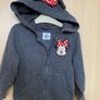Next Minnie Mouse hoodie 2/3 years Image 2