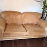 Yellow Two Seater Sofa Image 2