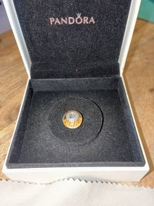 Pandora Orange and yellow Charm