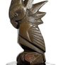 Crested Cockatoo - Bronze, Marble, Signed Image 2