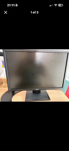 Acer monitor and duronic arm