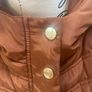 Jessica Graff  Rust Puffa Coat Image 5