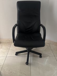 Black Leather office chair
