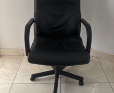 Black Leather office chair