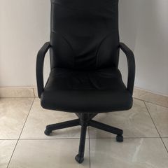 Black Leather office chair