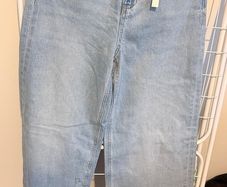 M&am trouser Women Wide-Leg High-Waisted Full-Length Jeans