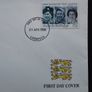 Great Britain Stamps : Her Majesty The Queen 60th Birthday - Windowed Envelope , First Day Cover - 1986 Image 2