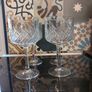 Set of 4 crystal desert glasses Image 2