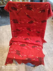 French designer 100% wool shawl/wrap