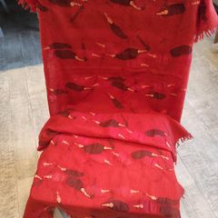 French designer 100% wool shawl/wrap