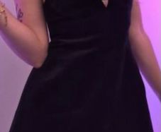 New Zara collection Combined Corsetry-Inspired velvet black Dress