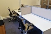 Large Quad Office Desk Workstations
