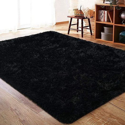 Super Soft Velvet Shag Area Rug Modern Indoor Fluffy Rugs, Cute Furry Bedroom Carpets, Suitable as Bedroom Rug Home Decor Nursery Rugs Kids Mat, 122 X 183cm Camel MULTIPLE SIZES/COLOURS AVAILABLE (FREE SHIPPING)