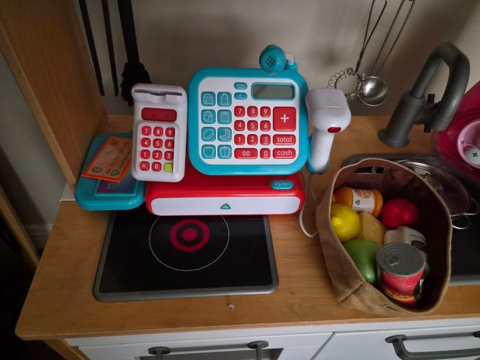 Ikea Duktig play kitchen bundle with Melissa & Doug wooden toys