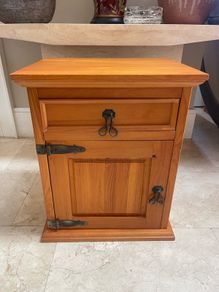 Lovely Wooden Locker - Bedside Table - Nightstand - Can Deliver