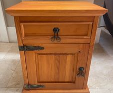 Lovely Wooden Locker - Bedside Table - Nightstand - Can Deliver