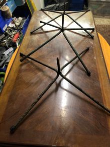 3 Christmas tree stands lot