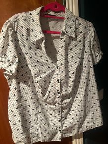 Evans  butterfly blouse