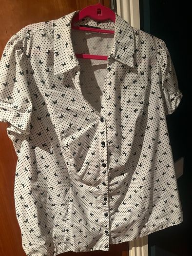 Evans  butterfly blouse