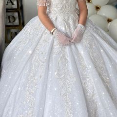 Beautiful fairy godmother communion dress and accessories
