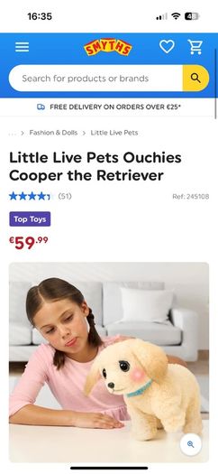 Little Live Pets Ouchies.. Cooper