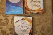 3 X Inspirational hardback books written by Irish priest and author Daniel O'Leary (The Heavenly Habit, The Healing Habit, and The Happiness Habit), published by Columba Press. 3 x HARDBACK WITH DUSTJACKET IN GOOD CONDITION. SEE PHOTOS FOR SAME.