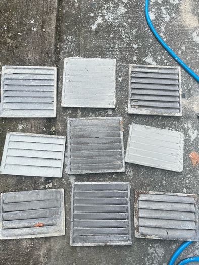 Aluminium vents