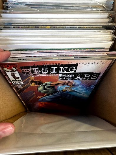 Image & Top Cow Long Comic Box w 320 comics for Sale