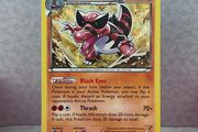 pokemon card Krookodile cracked holo 2011
