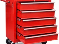 main image for ad Workshop Tool Trolley 5 Drawers Red