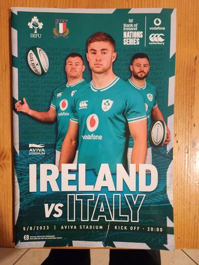 Rugby International Programs X 6.. In Very Good Condition. See Photos.