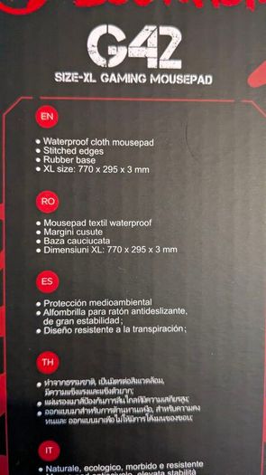 Mouse mat large
