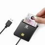 USB ID Smart Card Reader Electronic DNI Reader for ISO 7816 EMV IC DNIE Chip DNI Smart Card ZW-12026-1 Image 2