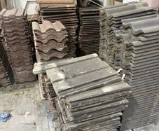 Salvaged roof tiles