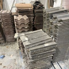 Salvaged roof tiles